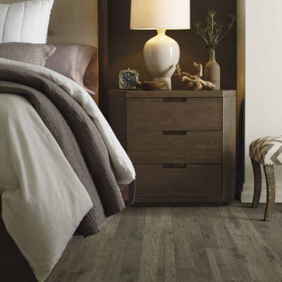 wood look laminate floors in a Tacoma bedroom